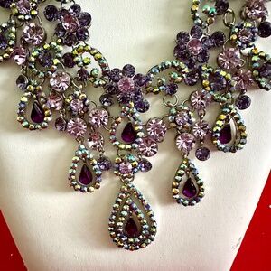 Rhinestone Colourful Necklace